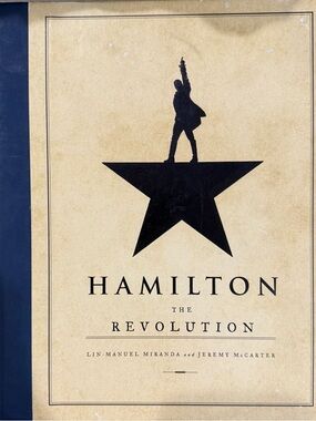 Hamilton: The Revolution Hardcover Book - Beige & Black